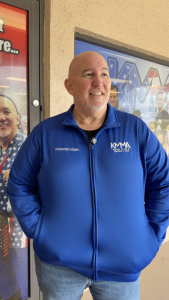 Grandmaster Stephen Del Castillo standing in front of his KMMA Dojo.